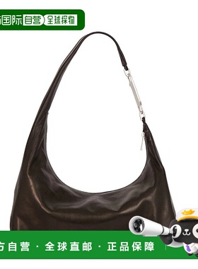 香港直邮RICK OWENS 女士单肩包 RA02E0728LCA AW2025 黑色 Rick