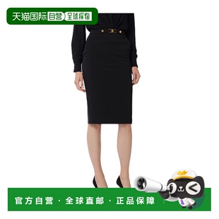 绉纱铅笔裙 修身 GO13756E2 Franchi 香港直邮Elisabetta