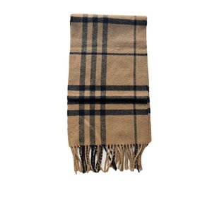 棕色 BURBERRY SS2022 80899561 流苏围巾 女士围巾