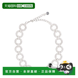 1h可退 香港直邮Self-Portrait 女士 水晶链环短项链 AW25618NSLS