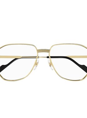 CARTIER 男士太阳镜 CT0484O001 AW2024 花色 徽标平光镜