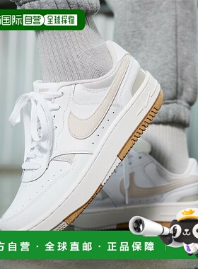 日本直邮耐克女士 WMNS Gamma Force 厚底运动鞋白色运动休闲休闲