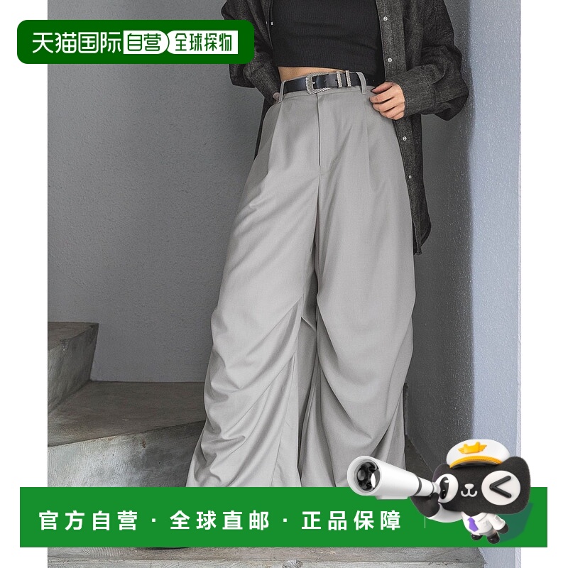 1h可退 日本直邮PAGEBOY 女士铆钉高腰长裤 146756