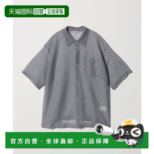 日本直邮RYE TENDER 半袖衬衫 藏青色