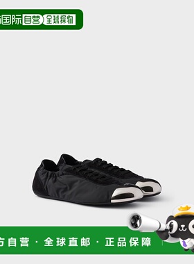 欧洲直邮PRADA (2025) Collapse 运动鞋，采用 Re-Nylon 和绒面小