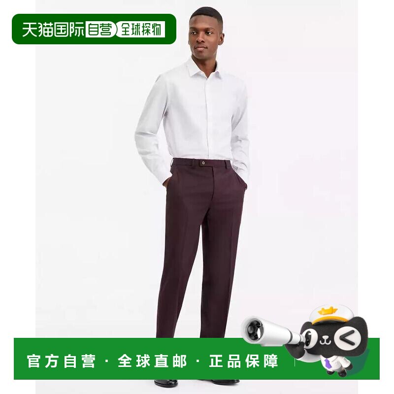 1h可退 【美国直邮】calvin klein/凯文克莱 男士 正装裤裤子男装