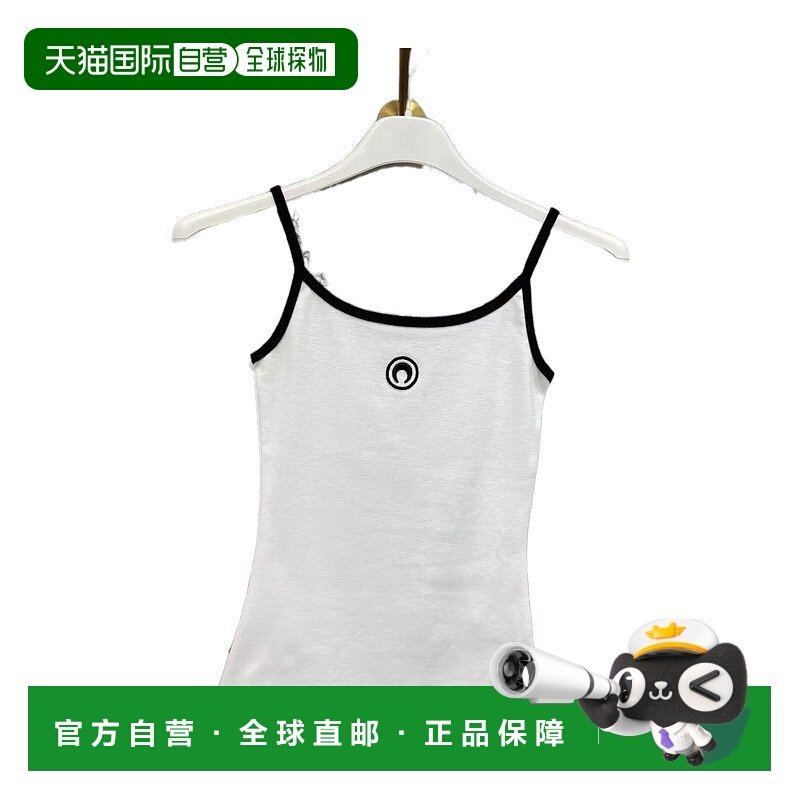 香港直邮Marine Serre 月牙图案吊带背心 WTT029AWH10