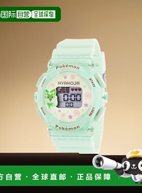 【日本直邮】J Axis精工 数码手表 宝可梦 绿色 CP3A0002-GR新款