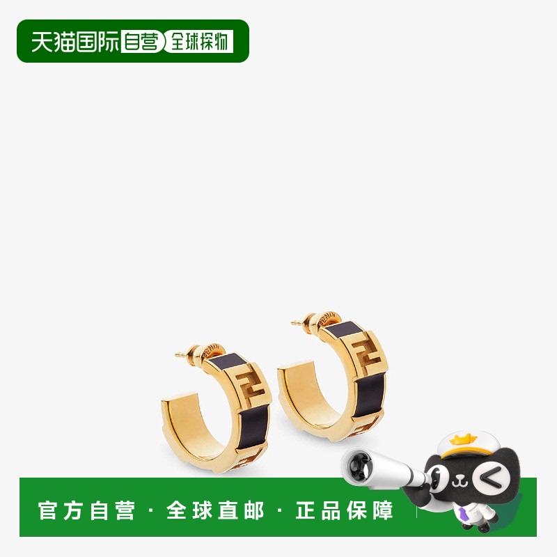 1h可退 欧洲直邮FENDI 芬迪 25春夏 8AK892TL9F0A1F 女士 耳环
