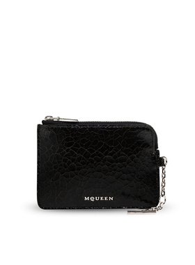 ALEXANDER MCQUEEN 男士钱包 8050641AAUE9769 黑色