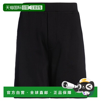 香港直邮潮奢 Dsquared2 二次方 男士 短裤 black黑色 舒适时尚