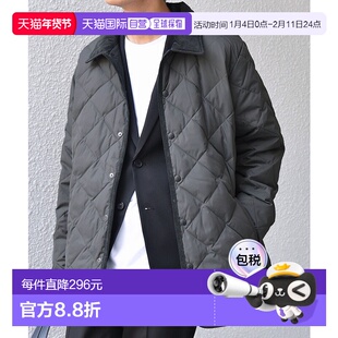1h可退 日本直邮TAION 男士手洗可钻石纹羽绒风格半长外套 714670