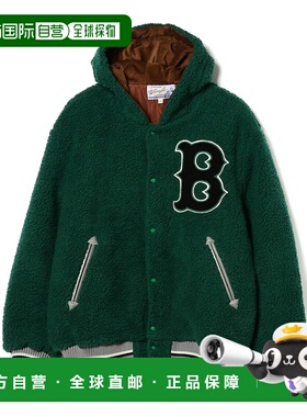 1h可退 日本直邮WHITESVILLE 男士保暖舒适Boa连帽奖杯夹克 轻盈