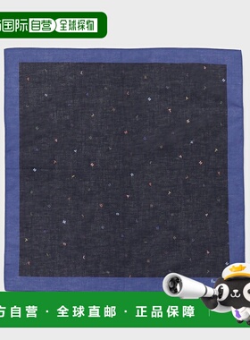 1h可退 日本直邮Paul Smith 男士 全棉印花方巾 250353 HANK