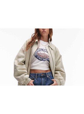 潮奢 Topshop 女士 Mom 经典高腰中长蓝色牛仔裤