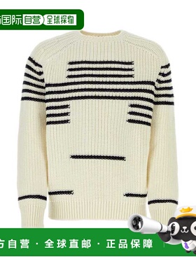 1h可退 香港直邮LOEWE 罗意威 男士 米白色羊毛混纺毛衣 H526Y14K