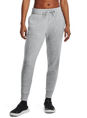Under Armour Rival Fleece 慢跑裤 Mod 灰色 浅混色/白色