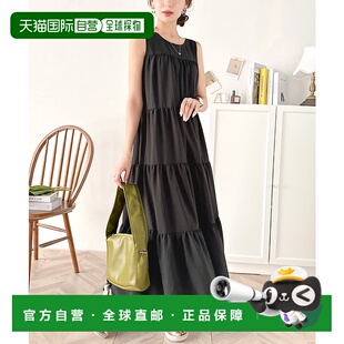 1小时内可退 日本直邮Classical Elf 女士前后2WAY四段褶皱连衣裙