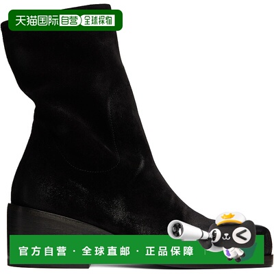 1h可退 香港直邮潮奢 marsell 女士 黑色 Cassello 踝靴 MW6665P0