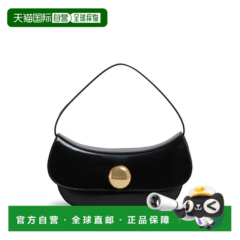 1h可退 香港直邮MARNI 女士手提包 SBMP0188U0P7943 AW2024 黑色