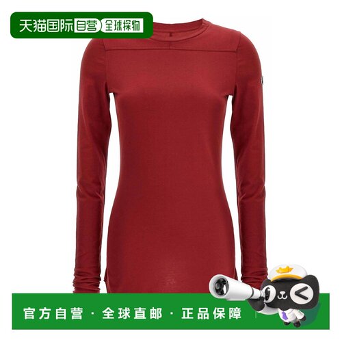 香港直邮RICK OWENS 女士T恤 MU01F8D0189AHD46E SS2026