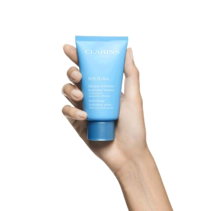 欧洲直邮[法国娇韵诗] 保湿焕采面膜 75 毫升补水清洁急救