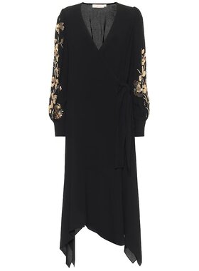 Tory Burch 托里·伯奇 女士 珠片缠绕式连衣裙 000693