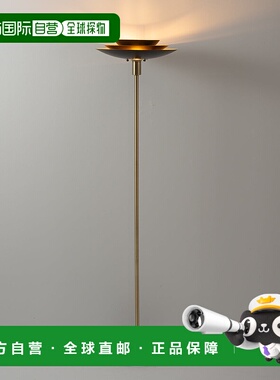 自营 nova of californiaRancho Mirage Torchiere 落地灯 - 棕色