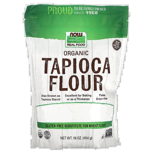 香港直发Now Foods诺奥有机木薯粉454g烘焙特佳佐料无麸质