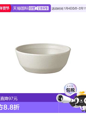 【日本直邮】KINTO厨房厨具FOG陶瓷汤碗简约质感145mm灰白色26355