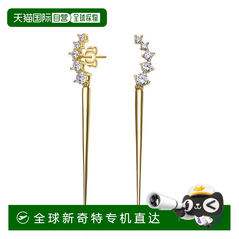 ɫ-M18a One Size Ӫ 925  Genevive 14k Ʒʯٲε׹ - 