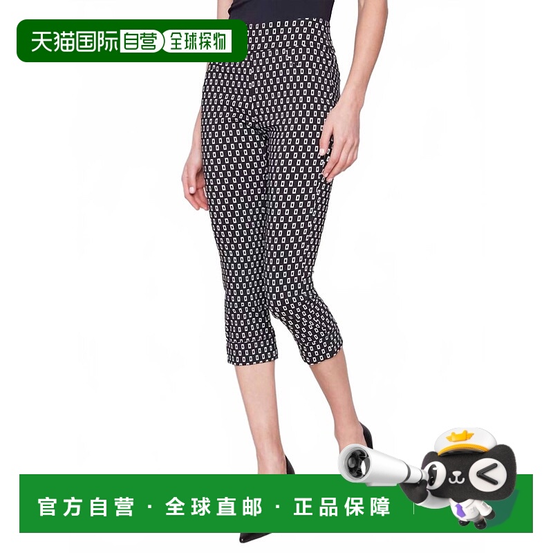 自营charlie bWomen's Bellaire Cropped Pull-On Capri Pants In