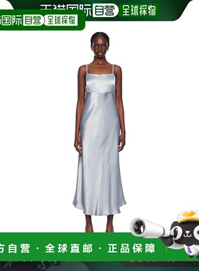 1h可退 香港直邮潮奢 MaxMara 麦斯玛拉 女士 蓝色 Baden 连衣裙