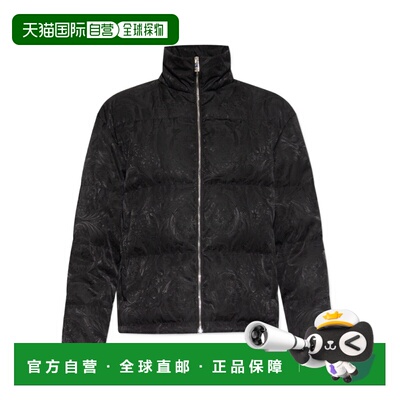 1h可退 香港直邮VERSACE 23FW 徽标长袖羽绒服 Men高端流行休闲时