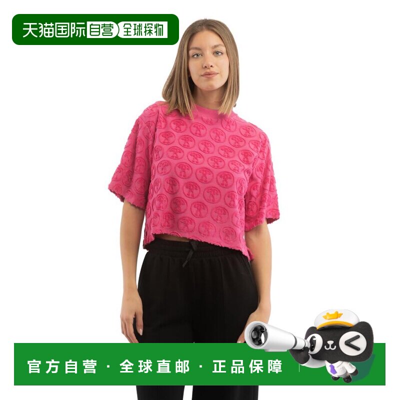 自营Moschino Cotton Women's T-Shirt - fuchsia 美国奥莱直发图片