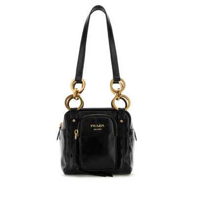 PRADA 女士斜挎包 1BB1372CYRF0002 SS2025 黑色 BAULETTO