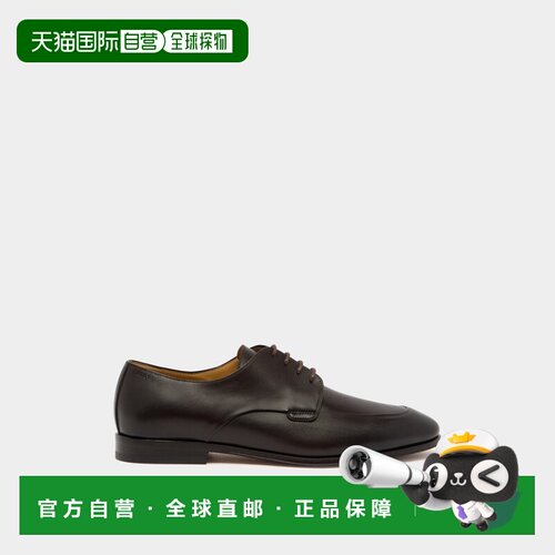 自营欧洲直邮Bally巴利 Regent男士棕色皮革德比鞋男鞋