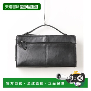 女士双拉链本革方形手拿包 1h可退 男士 JAPAN MT3 日本直邮Maturi