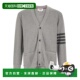 香港直邮Thom Browne 长袖 1h可退 针织开衫 MJT554AJ0248
