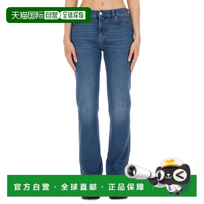 香港直邮VALENTINO 女士牛仔裤 5B3DD17S8M8558 AW2024 蓝色