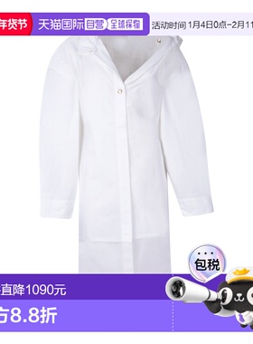1h可退 香港直邮Jacquemus 女士 JACQUEMUS 白色连衣裙 243DR1241