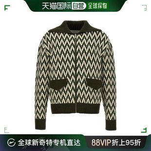 男士 Curb Lanvin 人字纹拉链开衫 朗雯 香港直邮潮奢