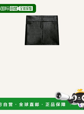 1h可退 香港直邮潮奢 Courreges 女士 標誌刺繡束帶迷你裙 125CJU