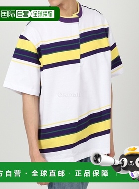 韩国直邮KOLOR 23SCM-T04203-A 不对称前幅设计纯棉上衣