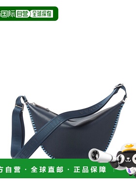 香港直邮FENDI 男士斜挎包 7VA635AUH0F1SCX AW2025 蓝色 FENDI M