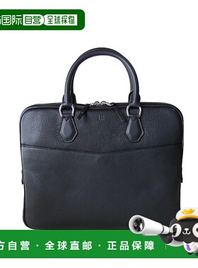香港直邮Dunhill 黑色徽标手提包 L3V33BA
