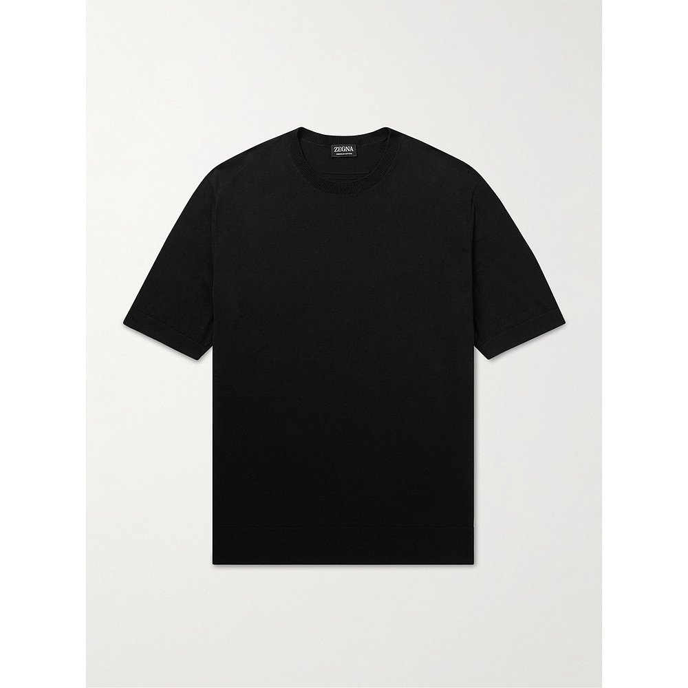 Zegna 杰尼亚 男士 修身棉质T恤 UFC90A9C10