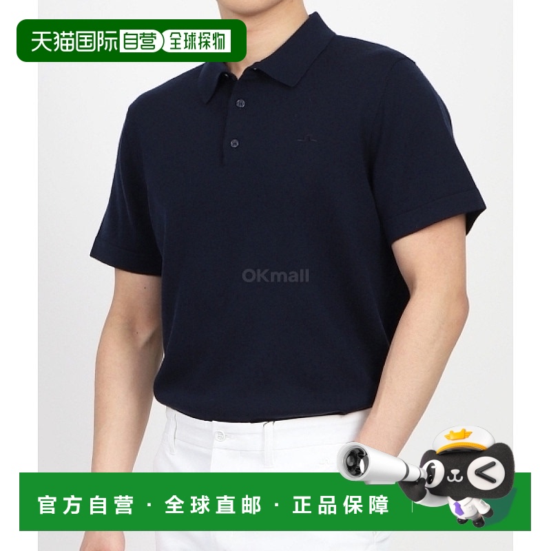 韩国直邮J.LINDEBERG 李尔 羊毛针织短袖T恤 男士比赛服 GMKW0963