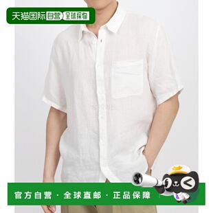 韩国直邮A.P.C 贝里尼短袖亚麻睡衣衬衫 2024年春季 男士时尚都市