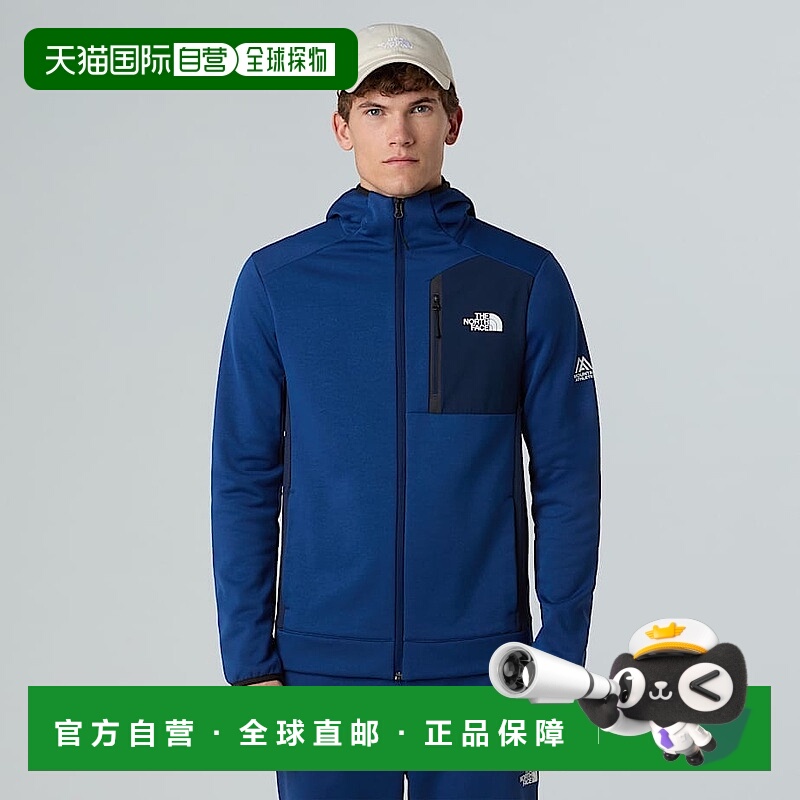自营欧洲直邮北面 Mountain Athletics男士拉链连帽外套 THE NORT